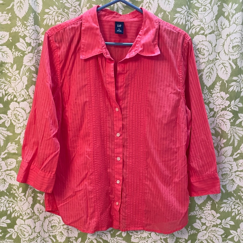 🏝️Big $10 Sale!🏝️GAP Coral Cotton Blouse